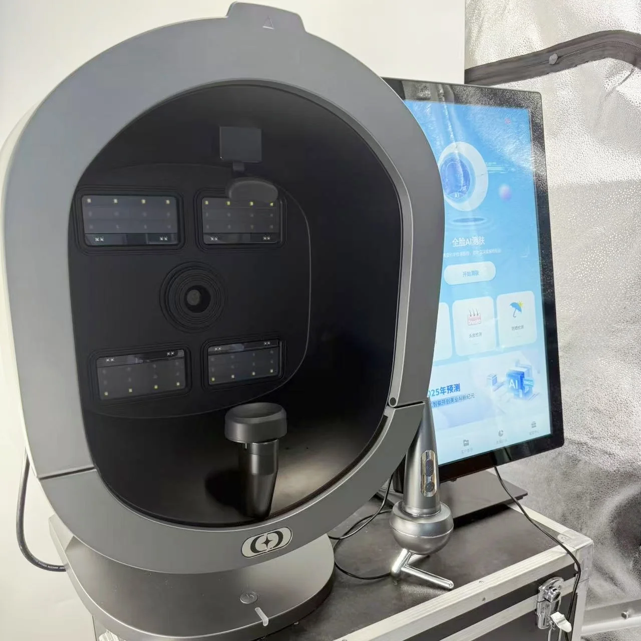 9 Spectrum 3D Intelligent Skin Analyzer UV Analysis 36 Million Industrial-grade Pixels Microscopic Detection Scalp Detection