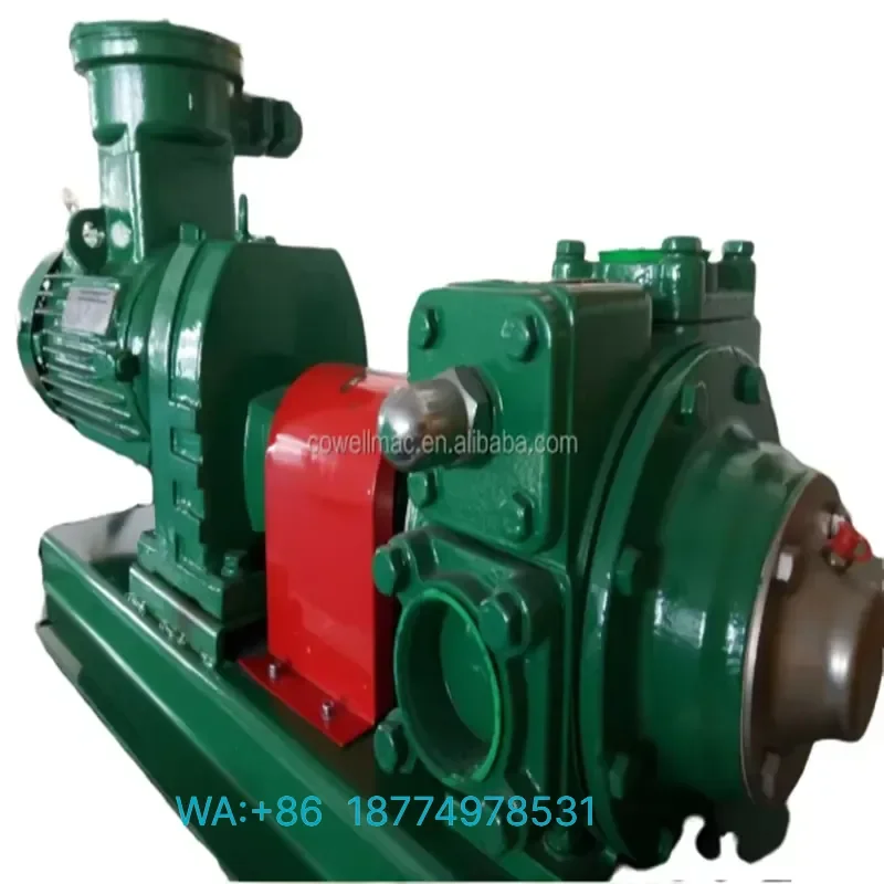 for YB-80 Rotary Vane Pump Positive Displacement Low Pressure OEM Fuel Oil Transfer LPG Gas Solvents Viscous