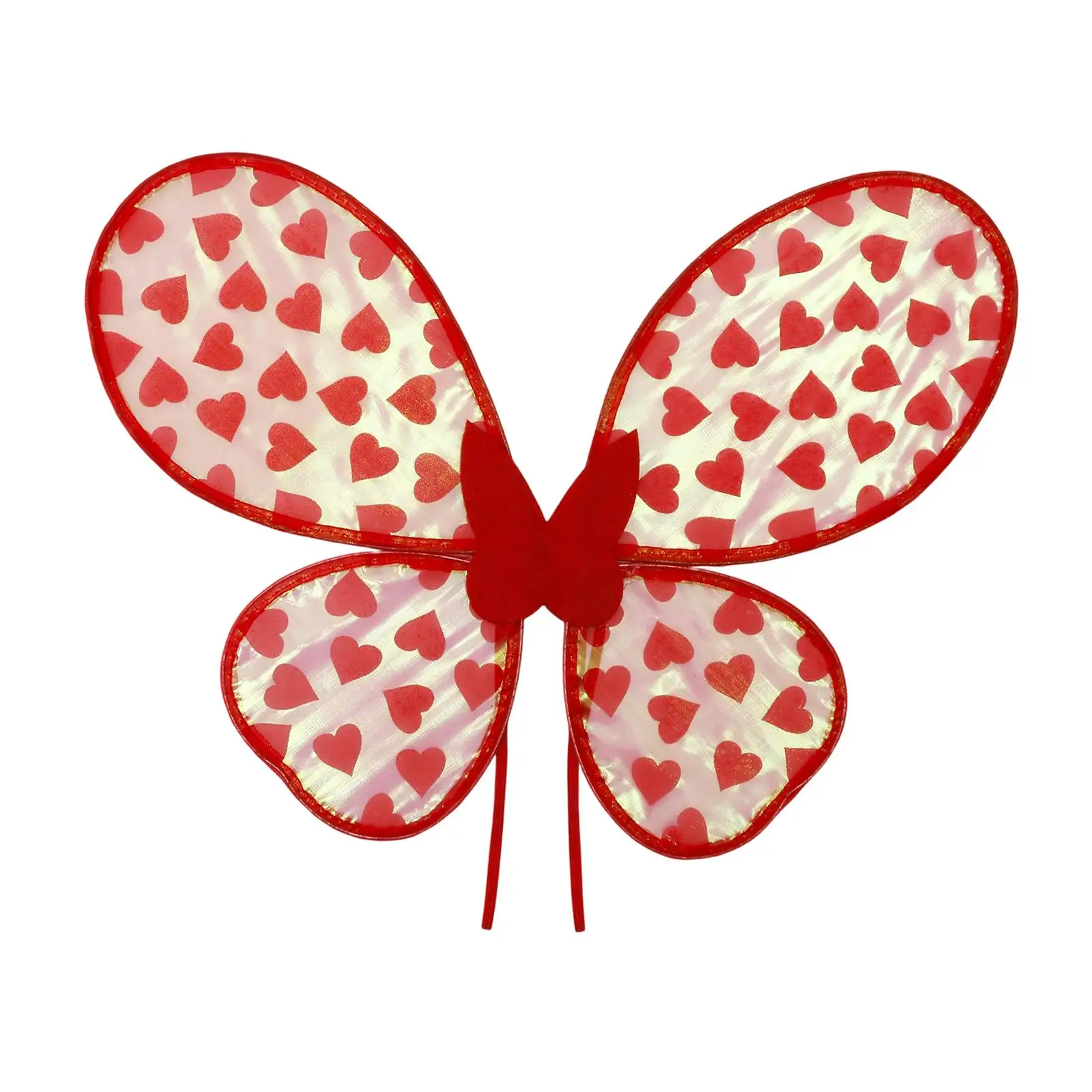 하트 나비 날개 댄스 의상 액세서리 오간자 화려한 드레스업 소품 크리스마스 할로윈 파티 공연용