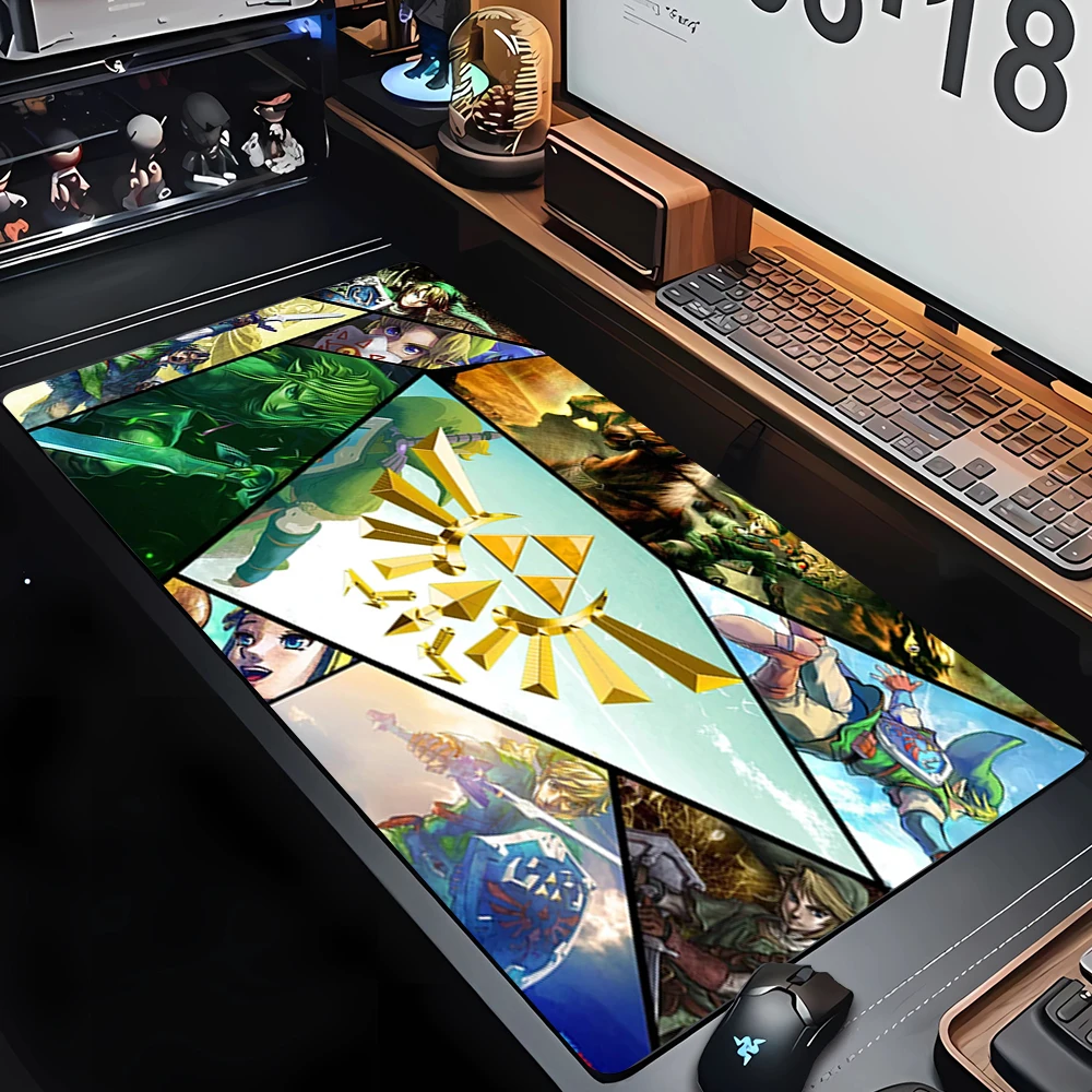 

400x900 Mouse Pad Computer Gaming Accessories Zeldas of Legends MousePads Deskmats Carpet Anti-slip Laptop Soft Mice Mouse Mat