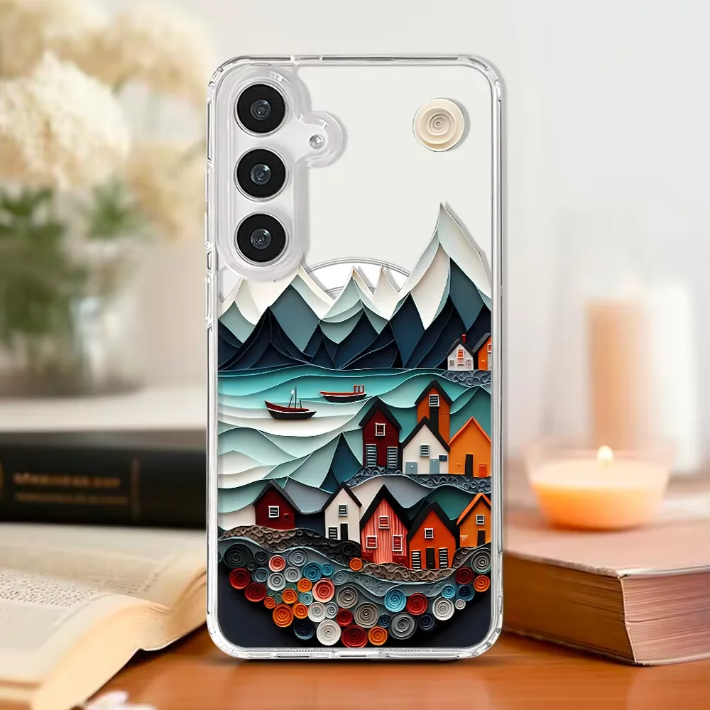 Japanese Landscape Art Magneti - Phone Cases Japanese recension och pris