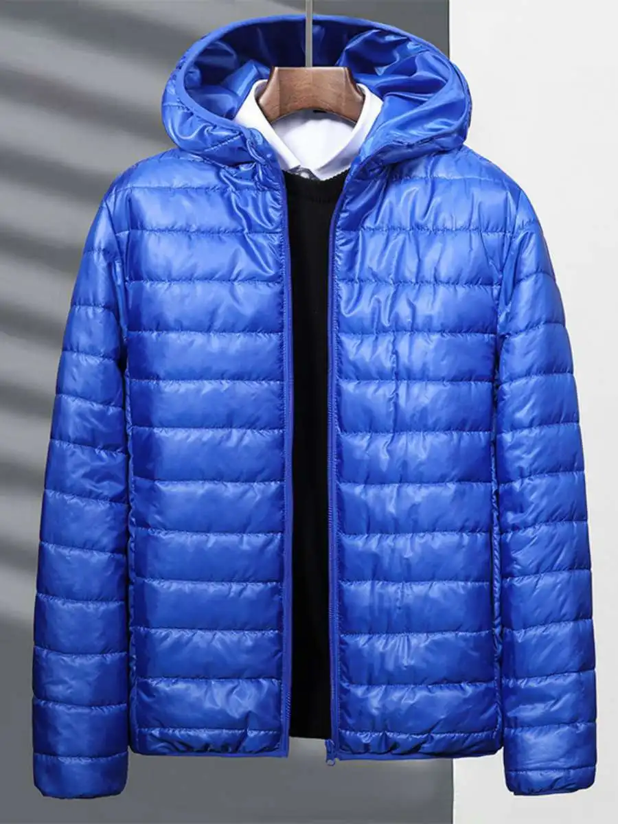 

Мужская утепленная хлопковая куртка с капюшоном, теплая, ветрозащитная, большого размера, зимнее пальто, повседневное, на молнии, однотонное, модное