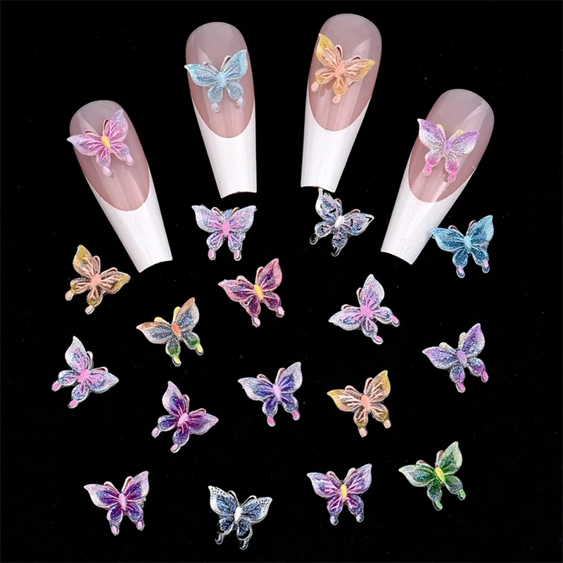 سحر الأظافر اللامعة لفن الأظافر ، اكسسوارات الديكور الراتنج ، فن الأظافر ، 3d ، 50 ،