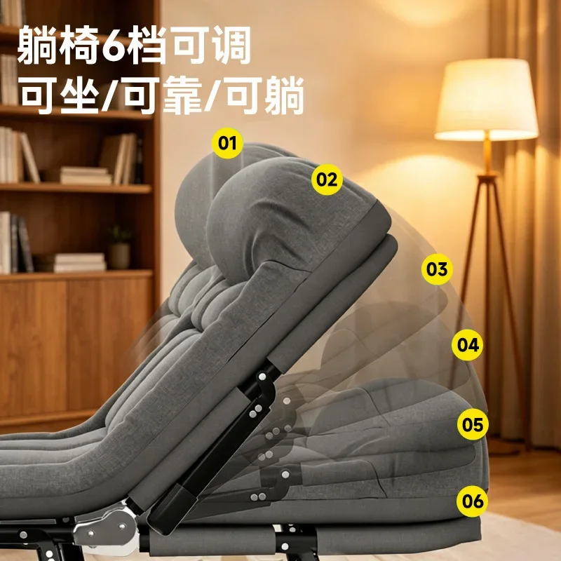 Folding bed single retractable folding recliner sitting and sleeping dual-purpose office camp bed simple escort bed
