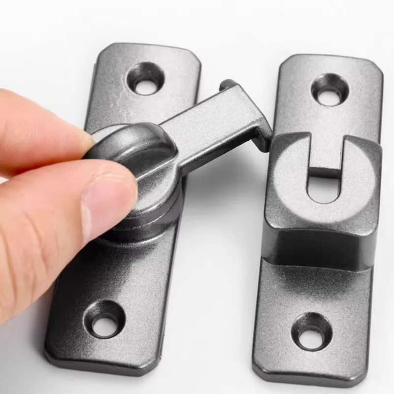 

Home Security Door Bolt Lock Zinc Alloy Flip Latch Sliding Lock for Small Gate Cabinet Window Anti Theft Hardware Indoor Use