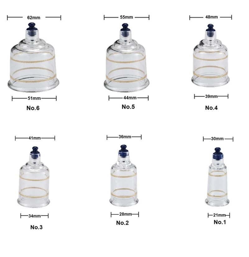 Ensemble de Thérapie de 17 Canettes en Plastique, Ohio eur Sous Vide, Bocaux Médicaux de Standard Aspiration