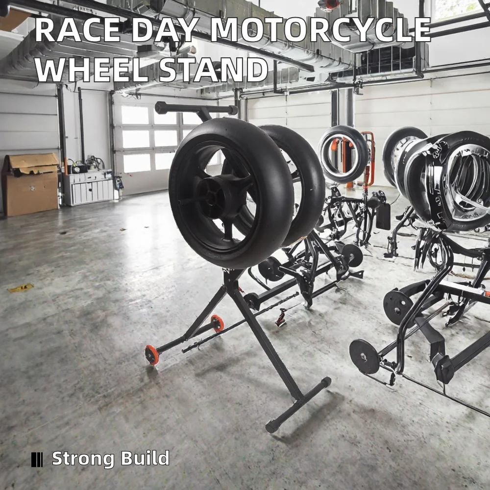 Motorcycle Paddock Wheel & Tyre Stand for Race Track Day Ramps & Stands Product