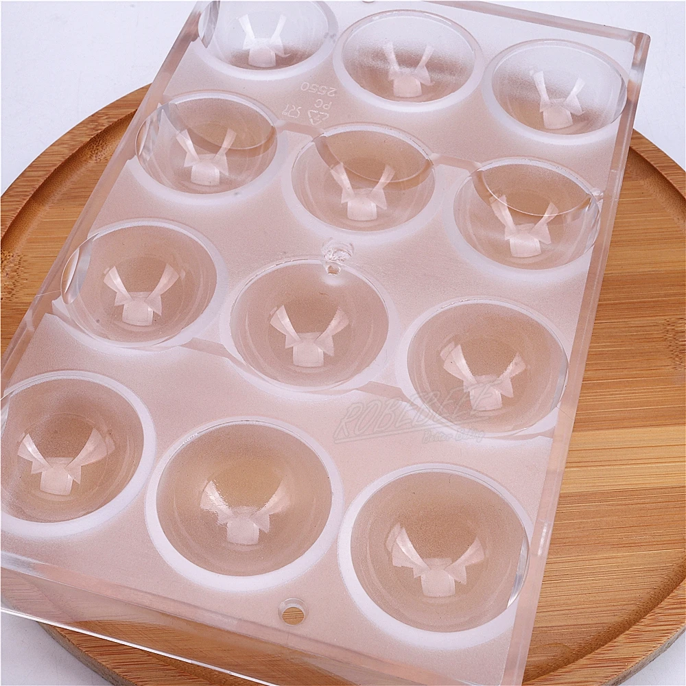 Imagem -04 - Diâmetro Meia Bola Semisphere Forma Clear Policarbonato Plástico Chocolate Mold Hemisphere Candy Faça Você Mesmo Cozinha Cozimento 2cm10cm