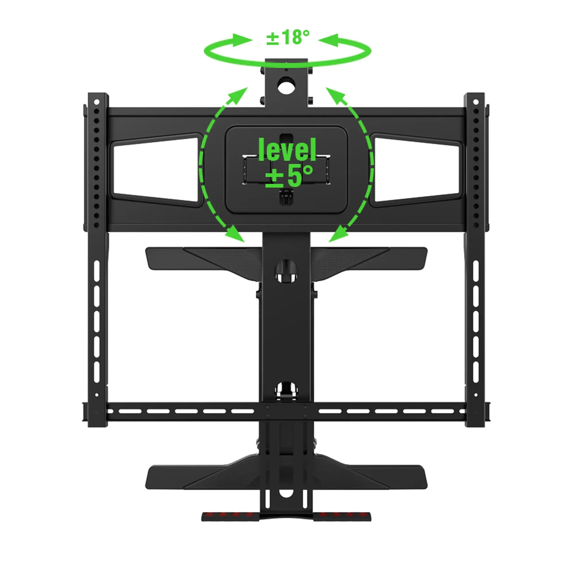 Hot Sale Retractable Gas Spring Pull Down Fireplace Tv Wall Mount for 71lbs 32-63 Inches
