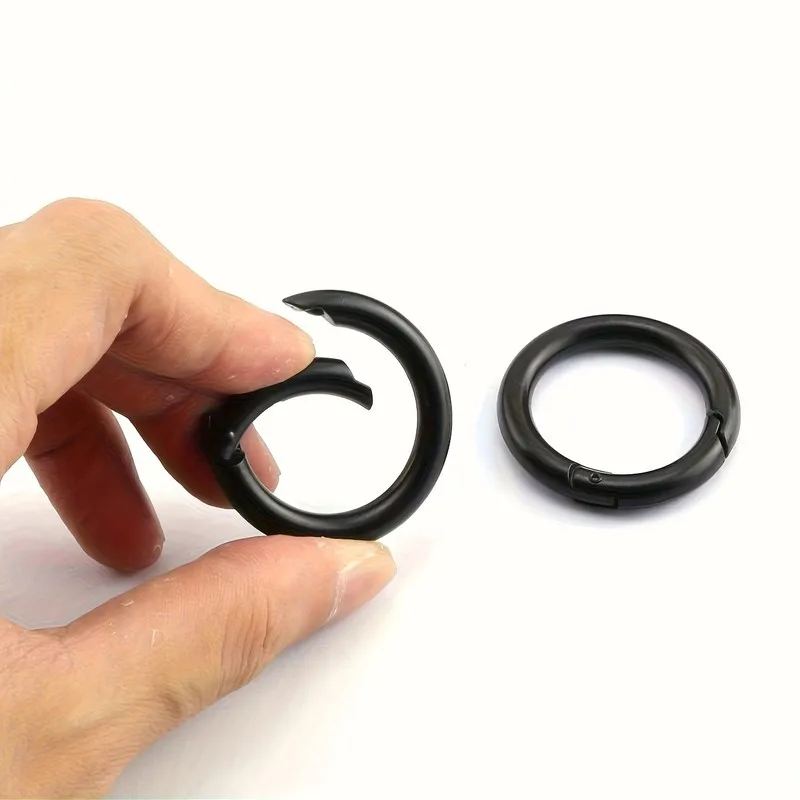 75Sets 25mm Mixed Color Spring Connectors, Quick Release for Keychains, Bags, Leashes