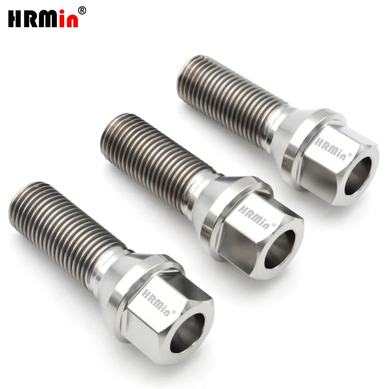 HRMin Gr5チタンホイールボルト チタンボルト 16本/20本 M14x1.5x28mm 
