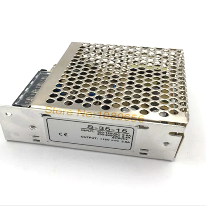 S-25 S-35-5 -12v -15v -24v Single Output Switching Power Supply Ac Dc Converter Variable DC Voltage Regulator