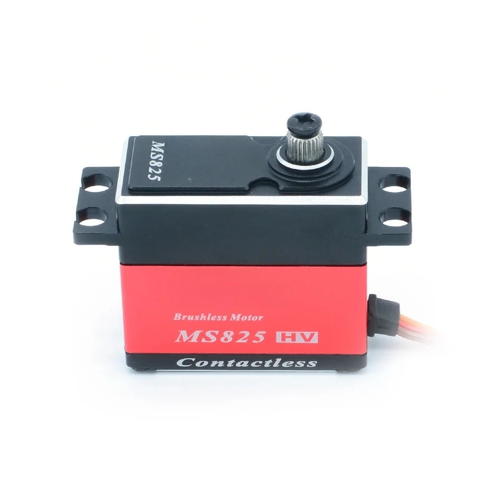 MS825 V8.0 35kg 0.11sec HV Contactless Hall Sensor Brushless Servo for Large RC Plane