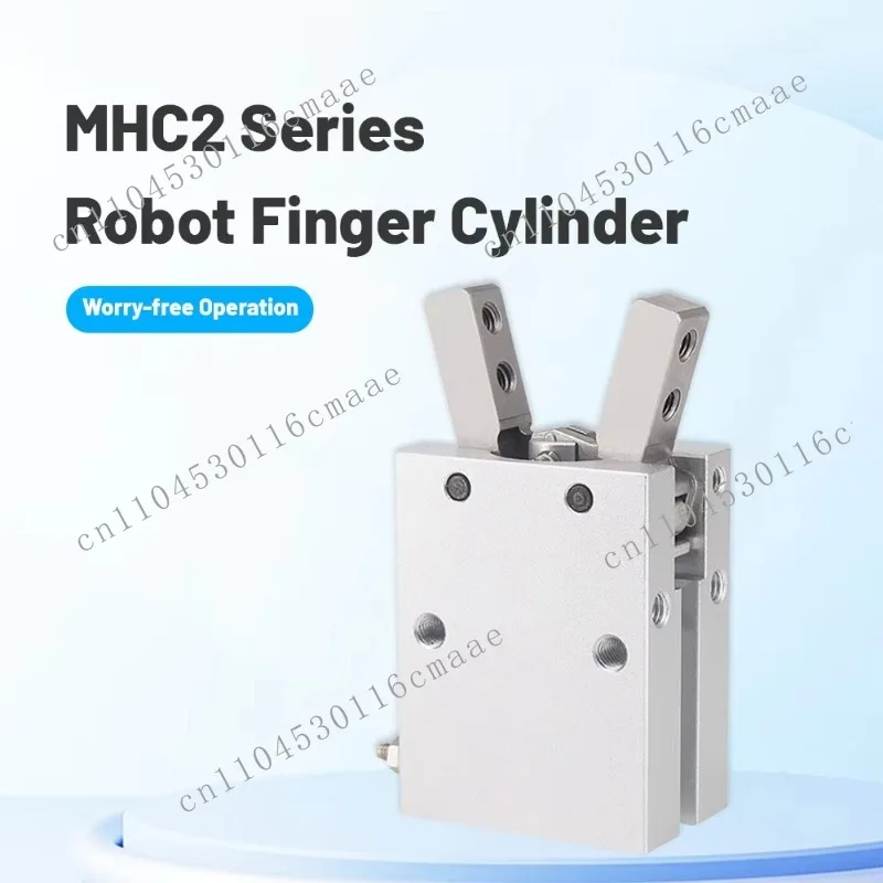 MHC2 Series Pneumatic Finger Cylinder Parallel Air Holder Two Finger Clamp Compact Robotic Arm Industrial Fixture Machinery
