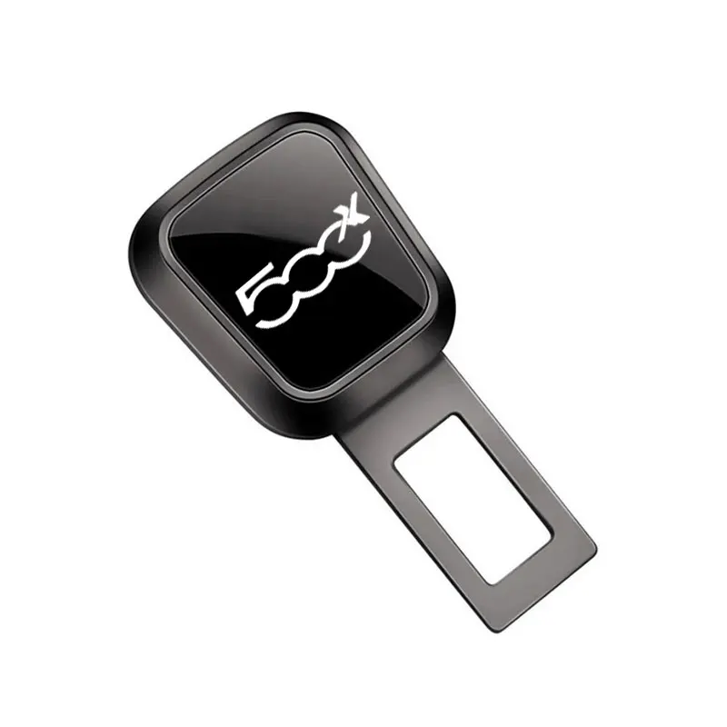 Car Seat Belt Extension Plug Metal Seat Belt Clip Adjustable Extender For 500 500C 500e 500L 500X 595 695 PUNTO Auto Accessories