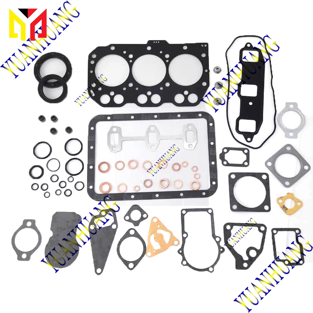 

3TNE74 Engine Full Gasket Kit Overhual Set For Yanmar Excavator Tractor Diesel Cylinder Head