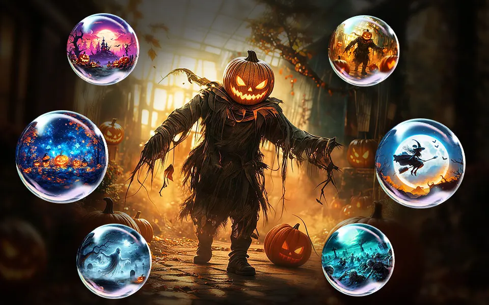 Galaxy Projector Pro Disc Device Not Included Halloween Version Realistic Planetarium Night Light 6 Film Discs 4K HD Birthday
