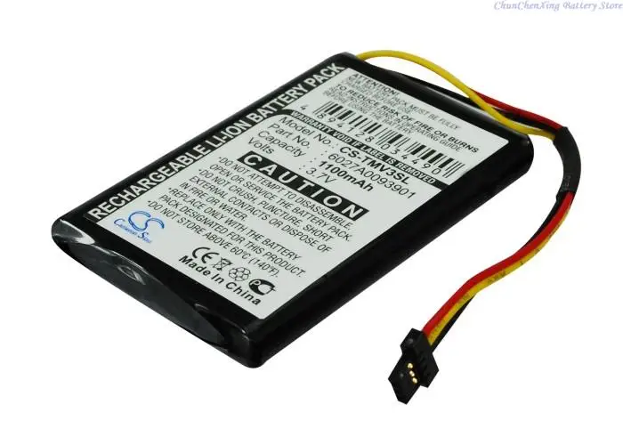 OrangeYu 1100mAh GPS Navigator Battery 6027A0093901 for TomTom 4EM0.001.01, N14644, V3, XL IQ