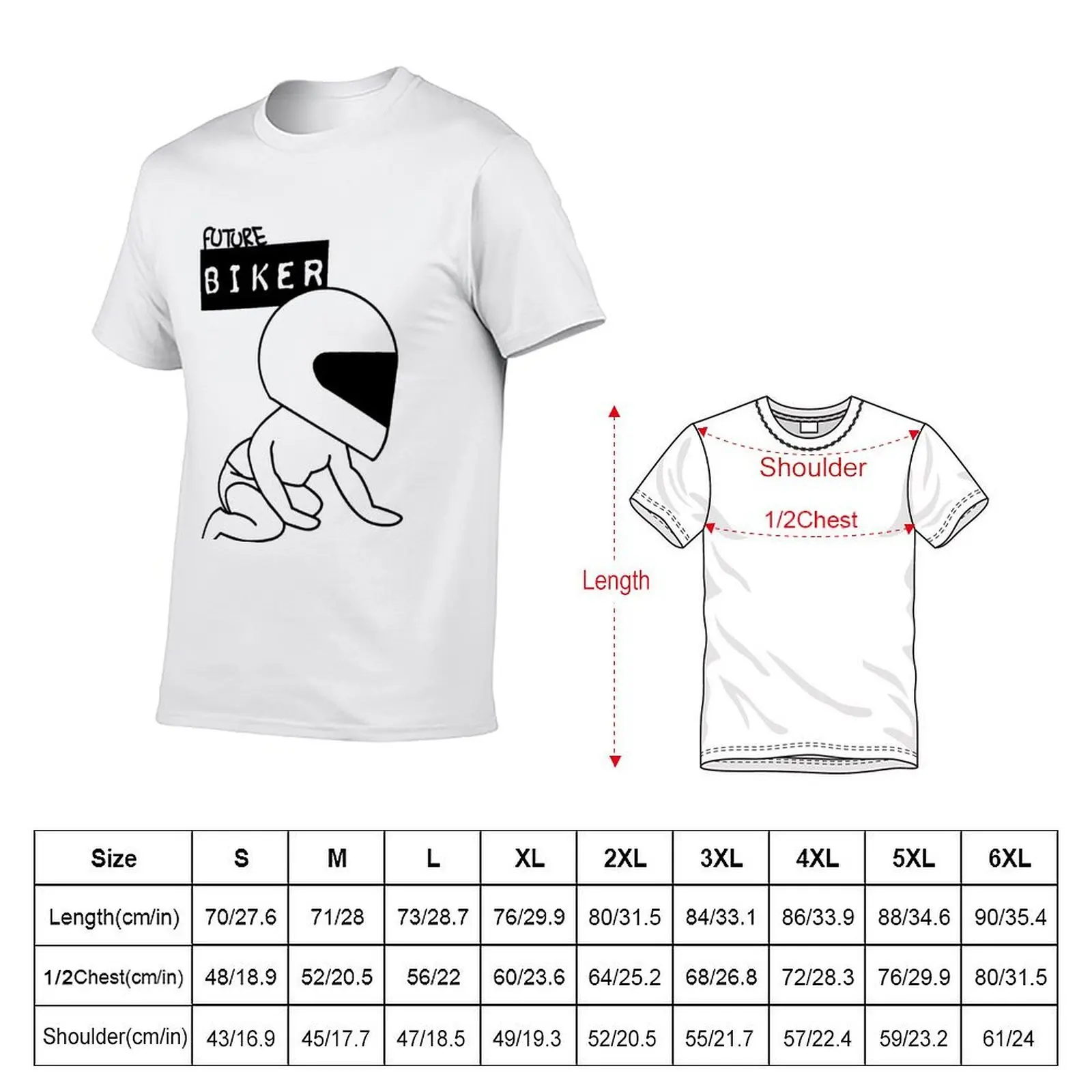 Future Biker Baby T-Shirt t shirt man plain t shirts for man graphic funny T-Shirt