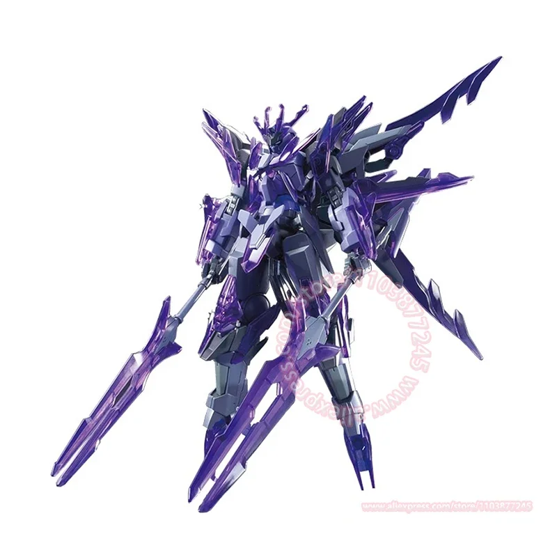 BANDAI HGBF 1/144 TRANSIENT GUNDAM GLACIER Action Figures Joint Movable Tabletop Ornament Peripheral Model Children's Toy