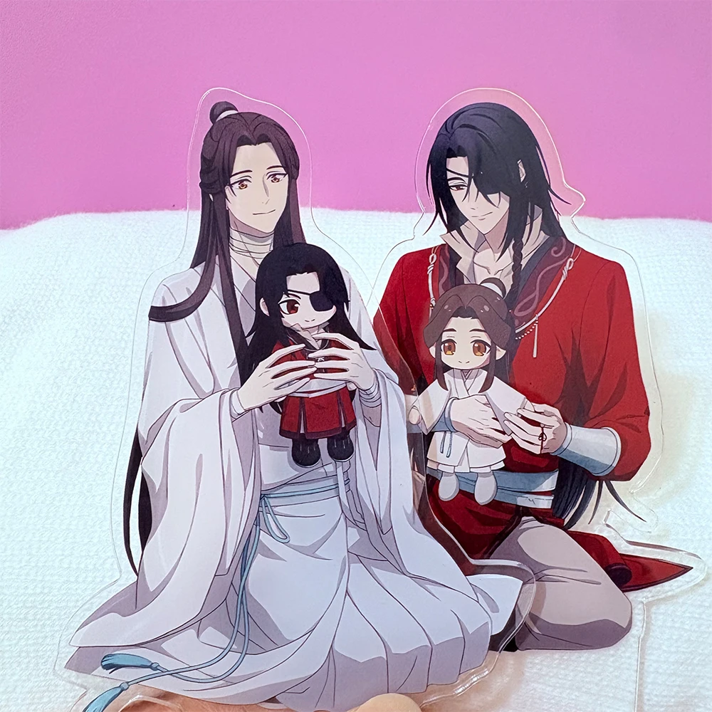 2pcs Anime Heavenly Officials Blessing Acrylic Stand Hua Cheng Xie Lian Cosplay Stand Acrylic Figure Standing Desk Decoration