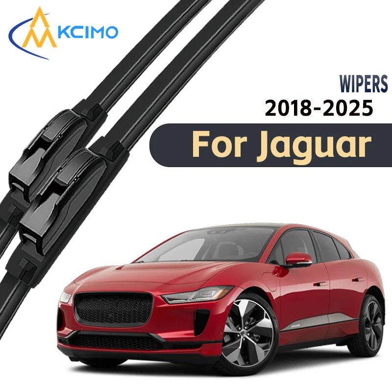 

2pcs Durable Quiet Wiper Blades for Jaguar I-Pace 2018-2025 Scratch-Free Windscreen Wipers