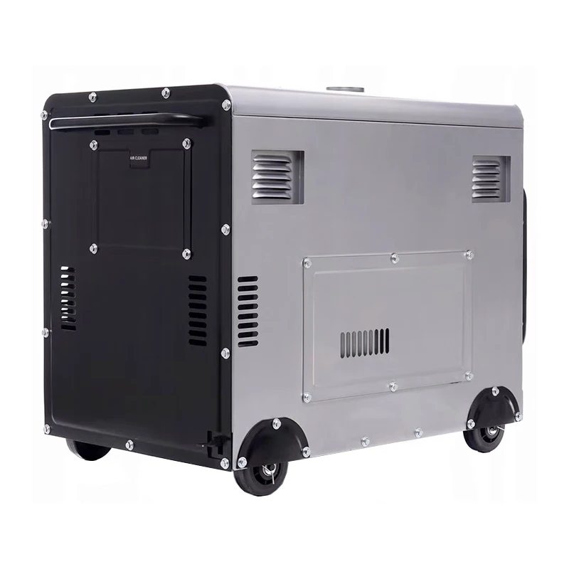 Air-cooled generator diesel 5kW power plant 6kVA silent magnetic diesel generator set