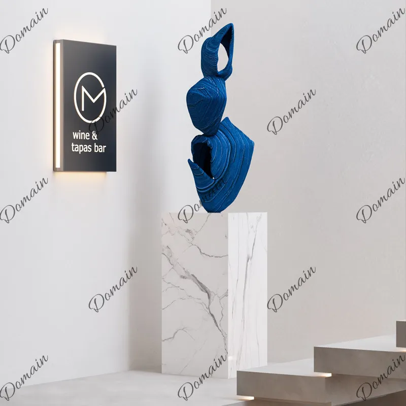 Creative Art Sculpture Floor-to-ceiling Ornament Hotel Stairs Corner Model Room Living Room TV Cabinet Next to Decoration Craft
