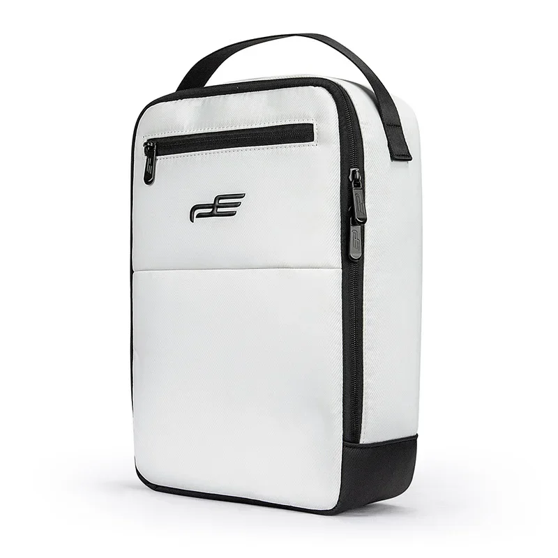 Outdoor portable shoe bag Large capacity breathable PlayEagle Golf black and white shoe bag