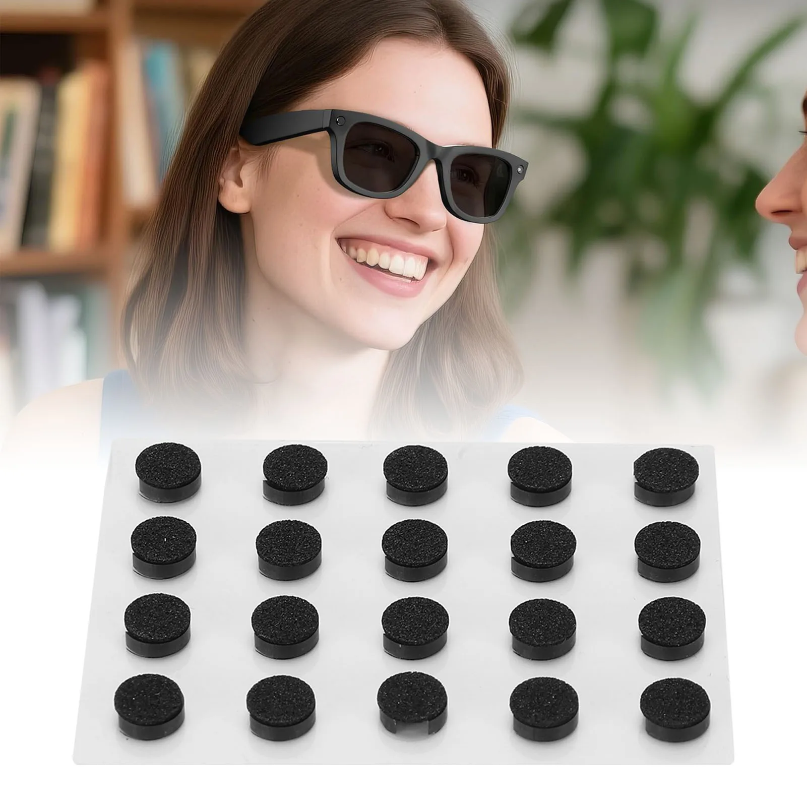 LED Light Blocking Stickers Fit for Skyler Glasses Compact LED Light Dimming Stickers Glasses LED Light Blocking Stickers