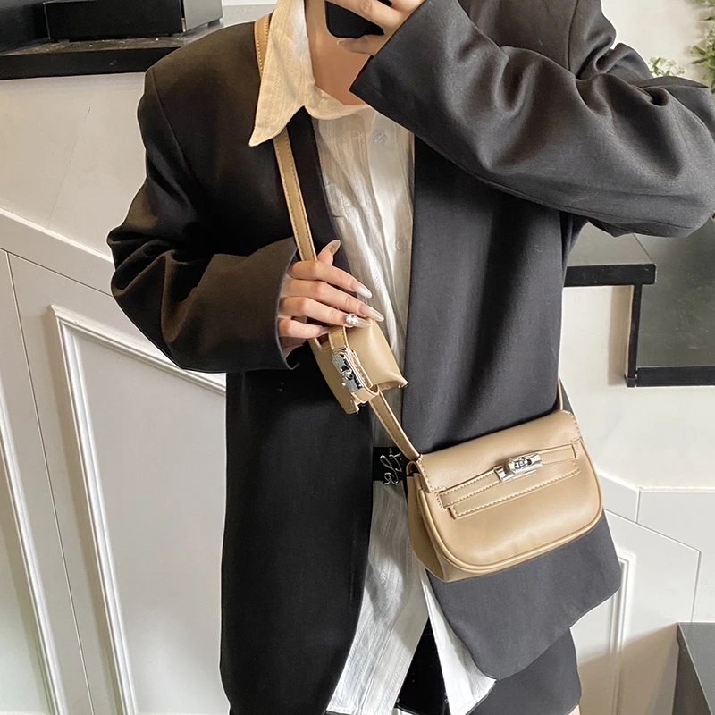 

Classic Designer Crossbody Bag For Women Luxury Leather Shoulder Handbag Ladies Tote Purse Vintage Retro Style Evening Accessory