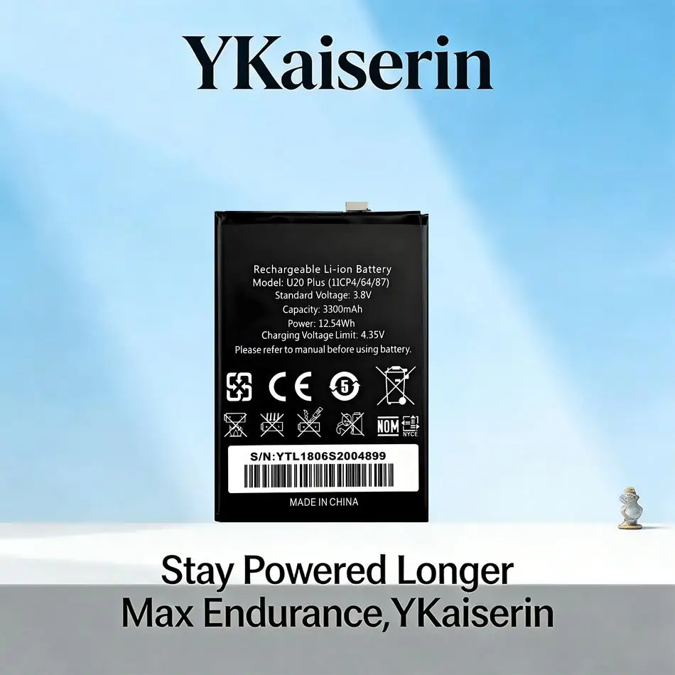 

For Oukitel U20 Plus Mobile Phone Battery Premium Replacement 3300mAh