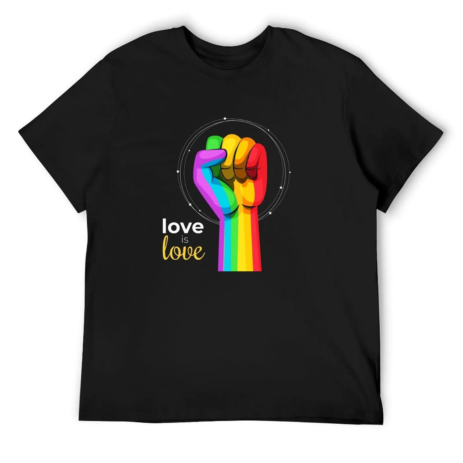 Love is Love! - A cute and colorful present for an LGBT activist during the pride month! T-Shirt quick-drying mens clothing