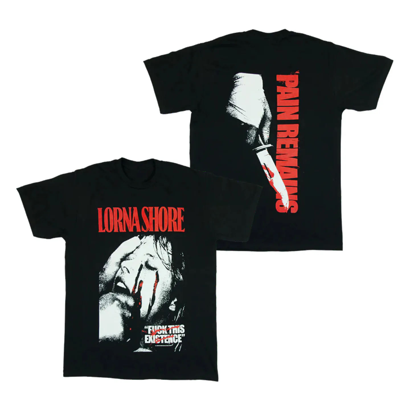Camiseta de manga corta estilo Death Metal Rock Americano oscuro de Rona Coast Band para hombre y mujer