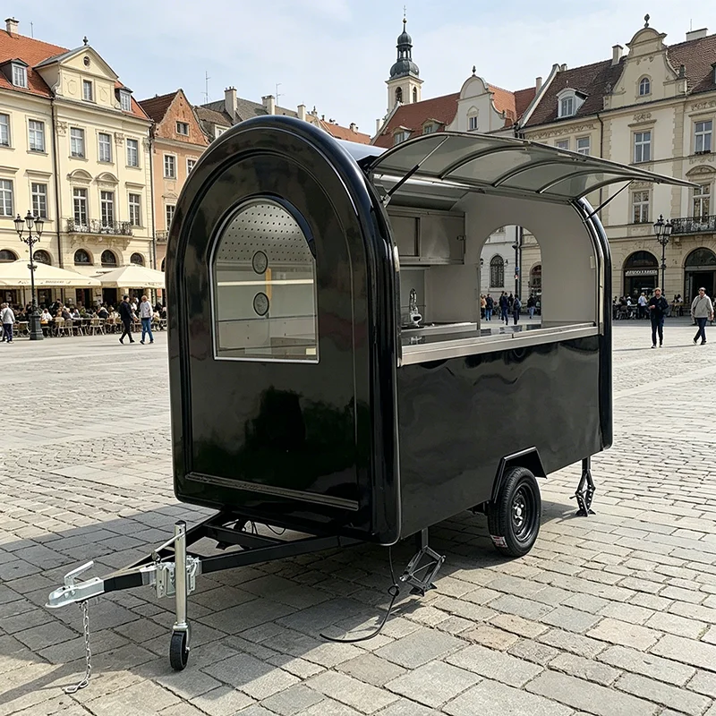 

Customized Mobile Noodle Food Truck Trailer Concession Cart For Noodle Soup Snack Street Vending Catering Festival Business