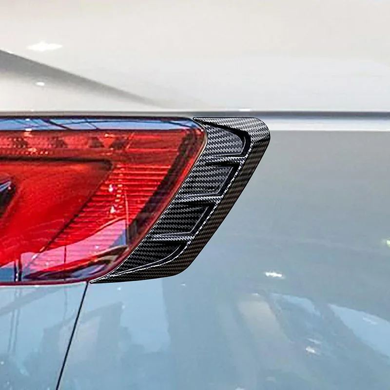 

For Audi A4 B9 2017-2019 Car Styling Rear Foglight Eyebrows Frame Decoration Carbon Fiber Color Cover Trim Exterior Accessories