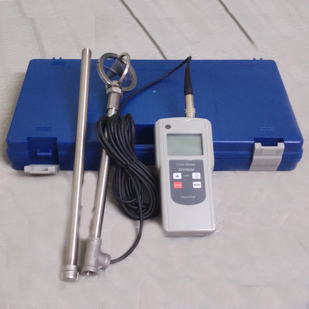 Digital flow meter FM-210V5 portable flow meter 0.01-5.00 m/s flow rate meter nullah river farmland irrigation flow meter