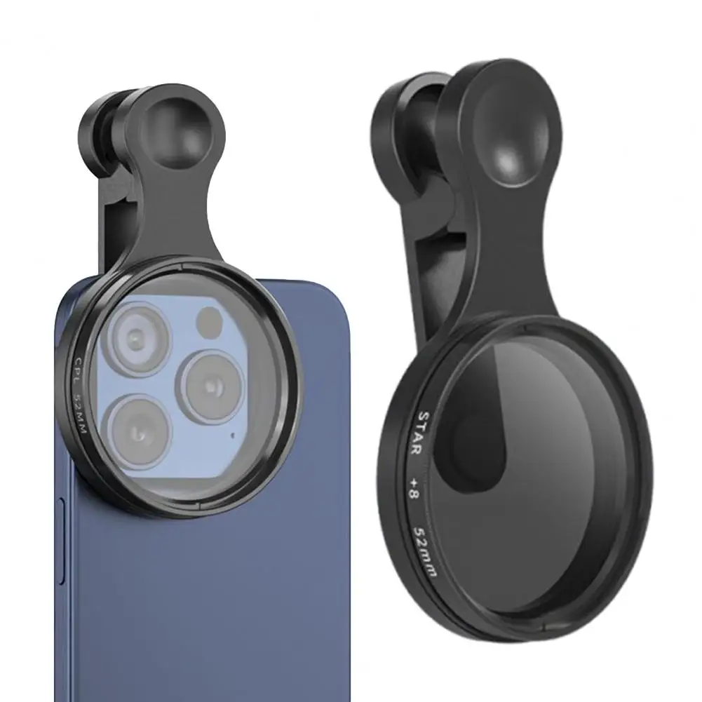 Phone Camera Polarized Lens Rotatable Design Simple Installation Photo Video Lens Universal Clip Phone Camera Lens Attachment