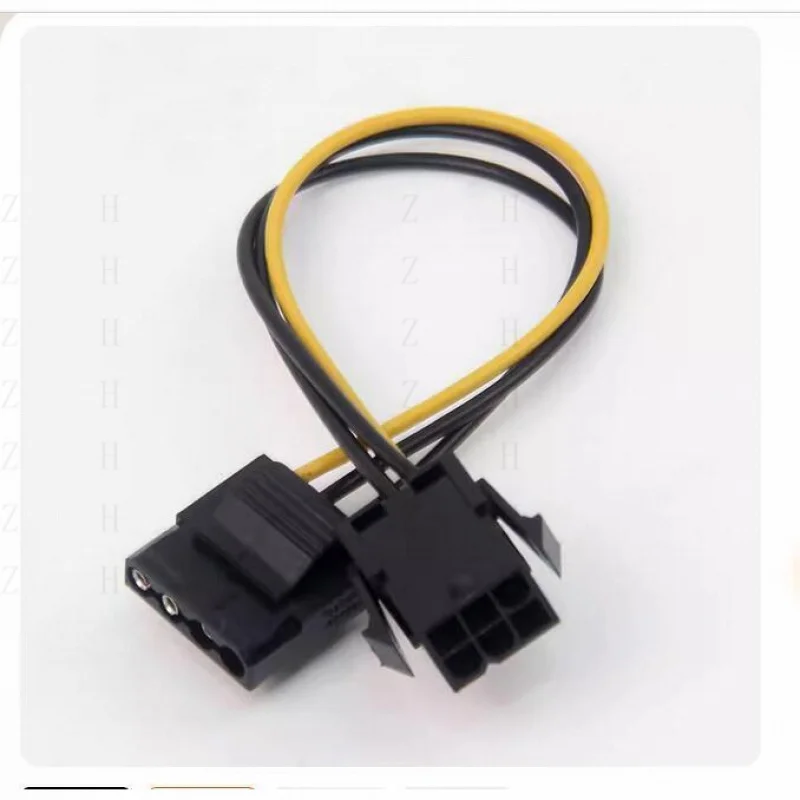 

Z New Power FOR Supply Graphics Card 6-pin Female to 4-Pin IDE Male Power Cord 20cm