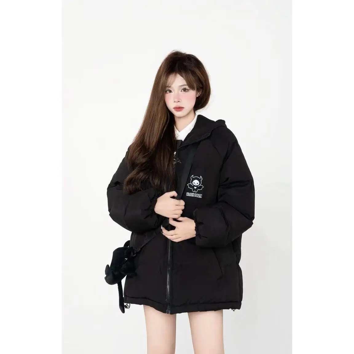 

Новинка 2024, мужская зимняя хлопковая куртка Thiened, теплая одежда для хлеба Sle Spor, повседневная модная верхняя одежда, подставка из полиэфирного волокна