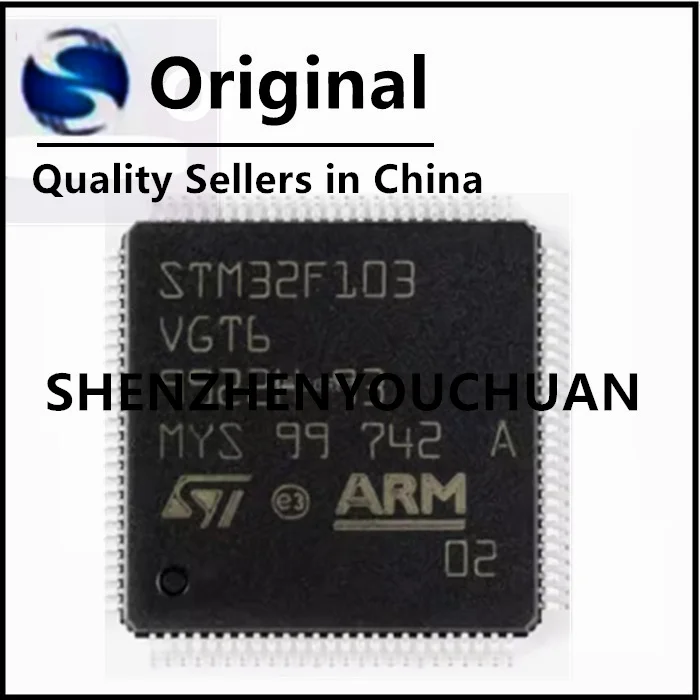 STM32F103VGT6  32F103VGT6   LQFP-100(14x14) Microcontroller Units (MCUs/MPUs/SOCs) ROHS  IC Chipset New Original