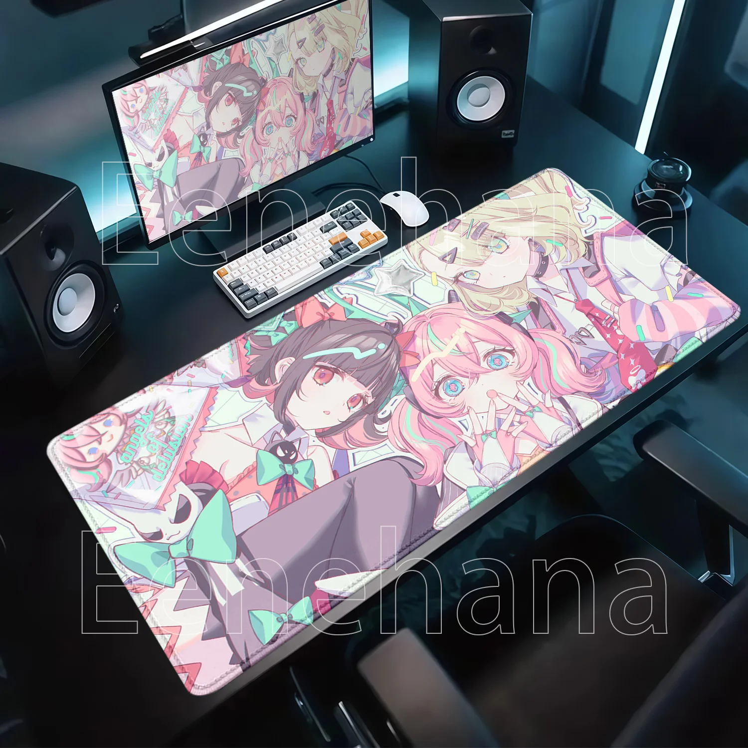 Angels of Delusion AOD Carpet Sunna Aria Nangong Yu‌ Gaming Mouse Pad PC ZZZ Zenless Zone Zero Anime Girl Non-slip XXL Desk Mat