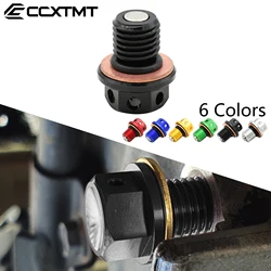Motorcycle Accessories M12 Magnetic Oil Sump Nut Drain Oil Plug Screw Oil Drain Magnetic Oil Plug Nut For Honda Yamaha Kawasaki