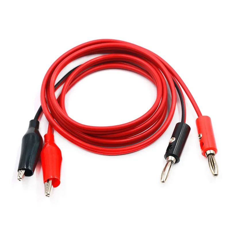 1M Alligator Clip Double-headed Clip Wire To Clip To Plug Wire Test Cable Connector Tester Suitable Multimeter Measurement Tools