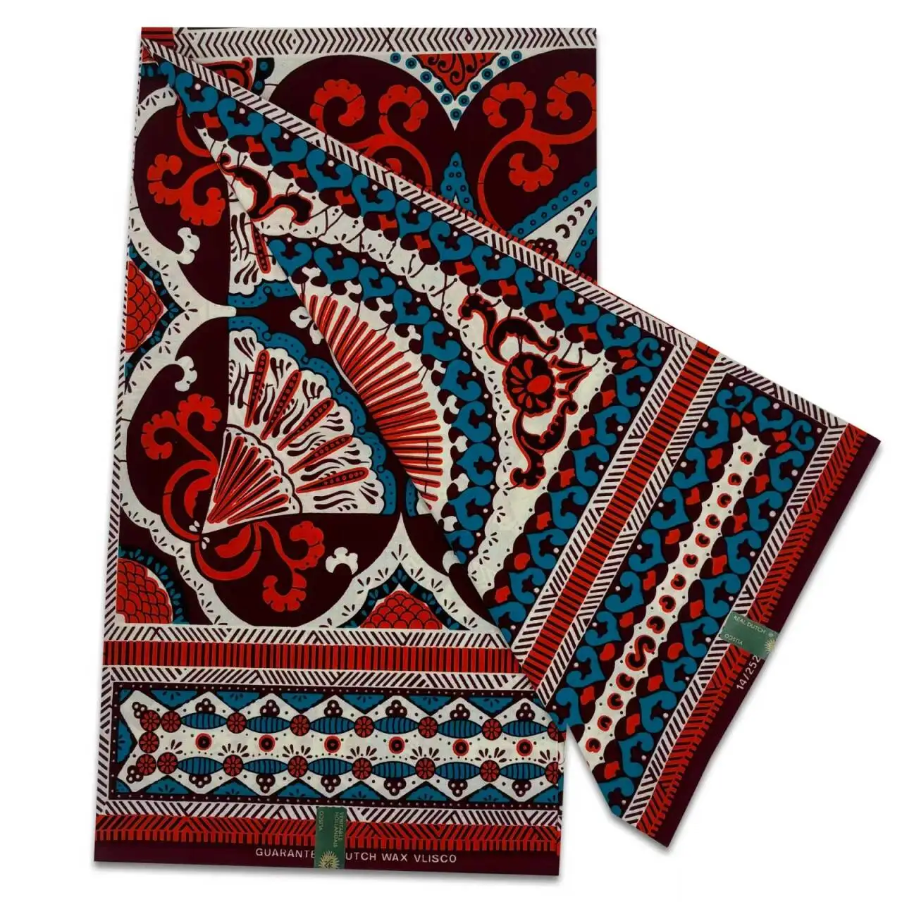 Hot Selling Classic Design Batik Print Fabric 100% Polyester Textile For Making Women Party Clothes