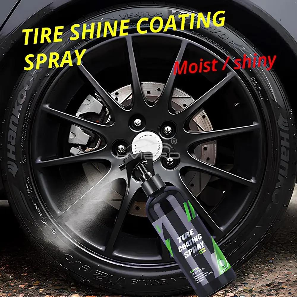 Tyre Gloss Hviero S22 Tire Coating Spray Hydrophobic Sealant Wax for Car Wheel Auto Re-black Shine Chemistry Filler Rust Removal