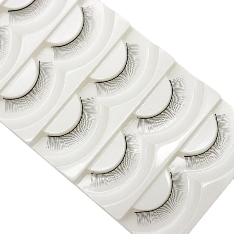 5 Pairs Practice Training Lashes for Beginners Teaching Lashes Eyelash Extensions Tools Cosmetology Training Supplies