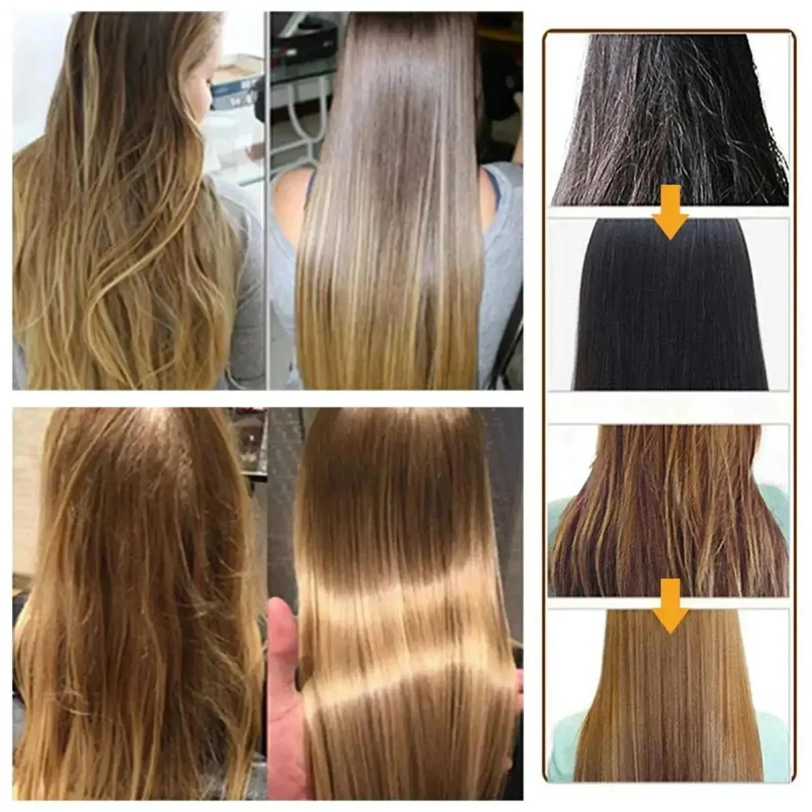 Máscara de cabelo mágico reparação queratina, Frizz cabelo danificado, Produto condicionador profissional, Tratar restaurar macio, suave, brilhante