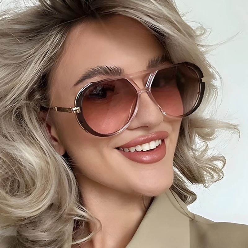 

2026 New Luxury Metal Sunglasses, High-Quality Women's Fashion Sunglasses, Simple & Versatile Glasses, Men's Vintage Sunglasses