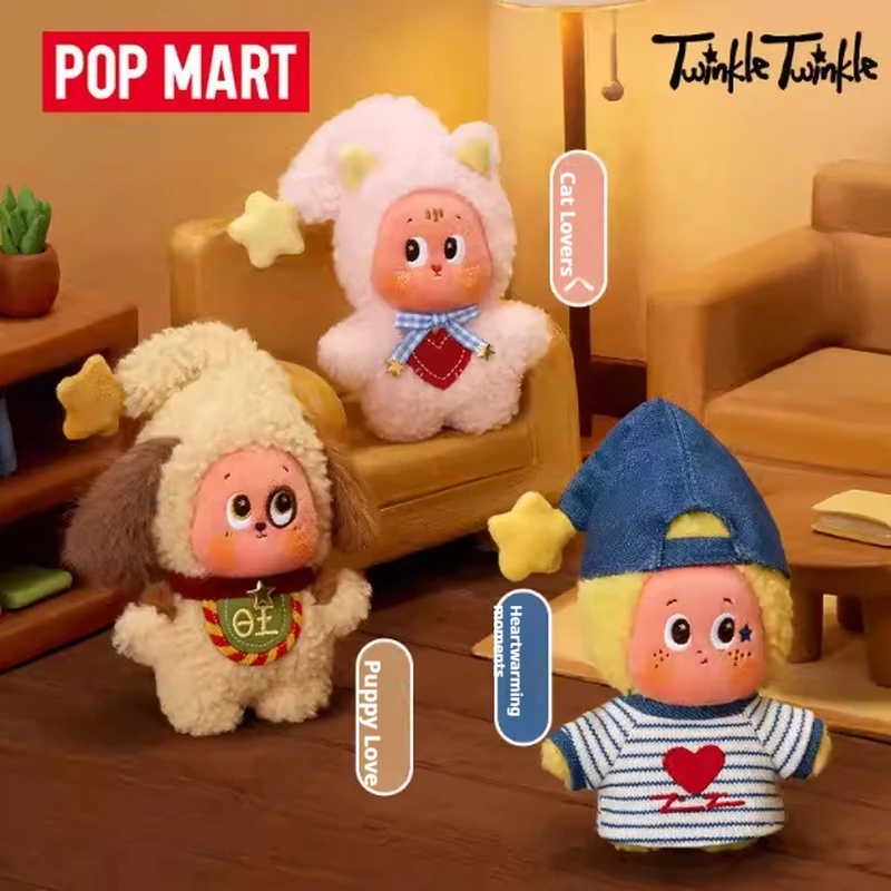 

New Genuine Popmart Twinkle Twinkle Crush On You Series Blind Box Kawaii Vinyl Doll Mystery Box Collection Girl Customized Gift